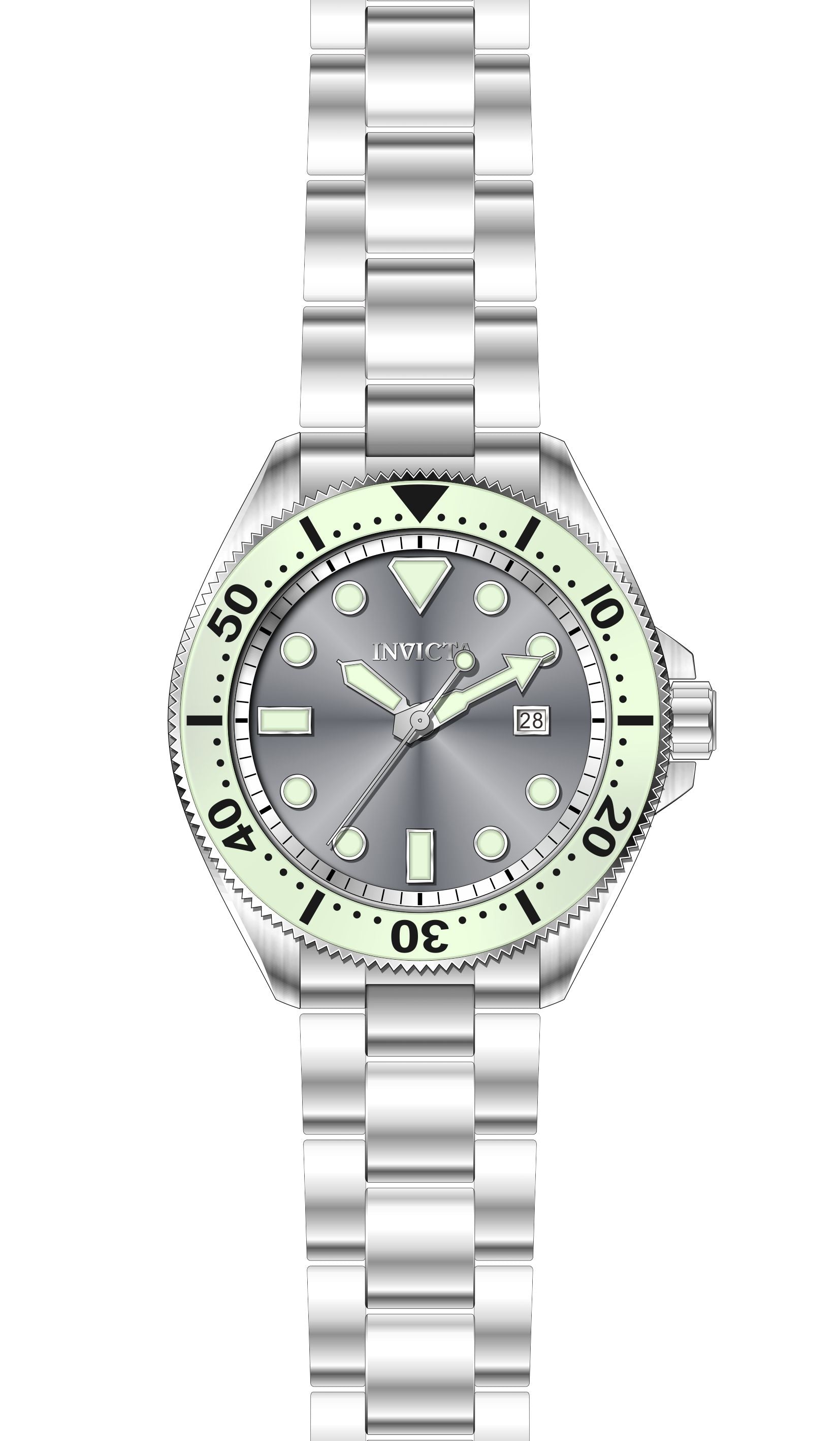 Parts for Invicta Pro Diver Men 37844