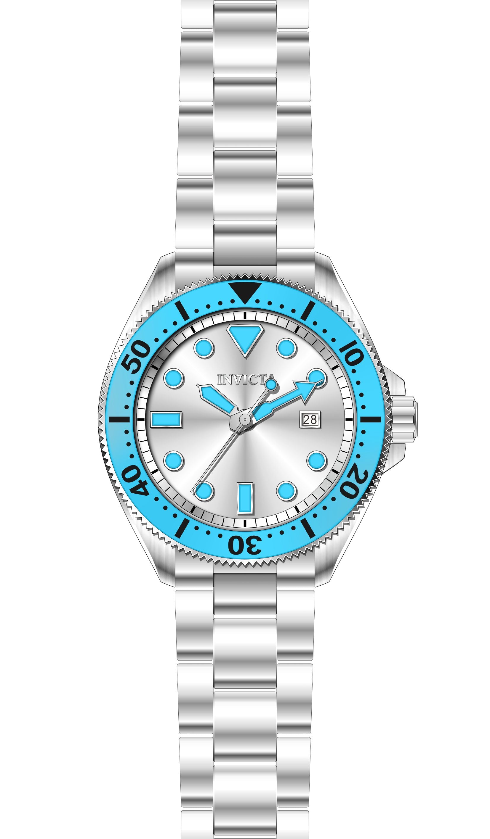 Band for Invicta Pro Diver Men 37847