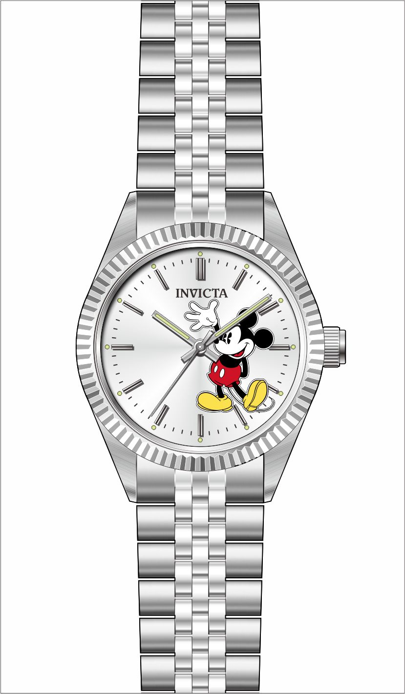 Band for Invicta Disney Limited Edition Mickey Mouse Men 37850