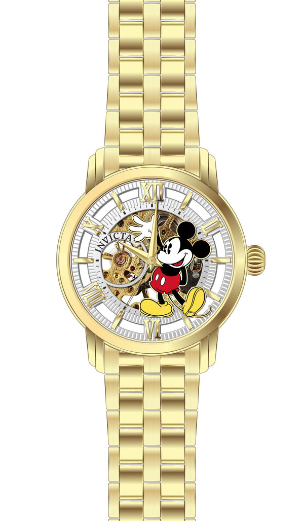 Band for Invicta Disney Limited Edition Mickey Mouse Men 37856