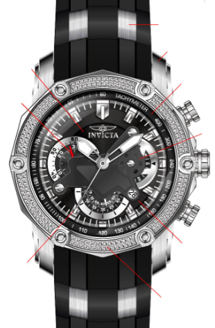 Parts for Invicta Pro Diver Men 38003