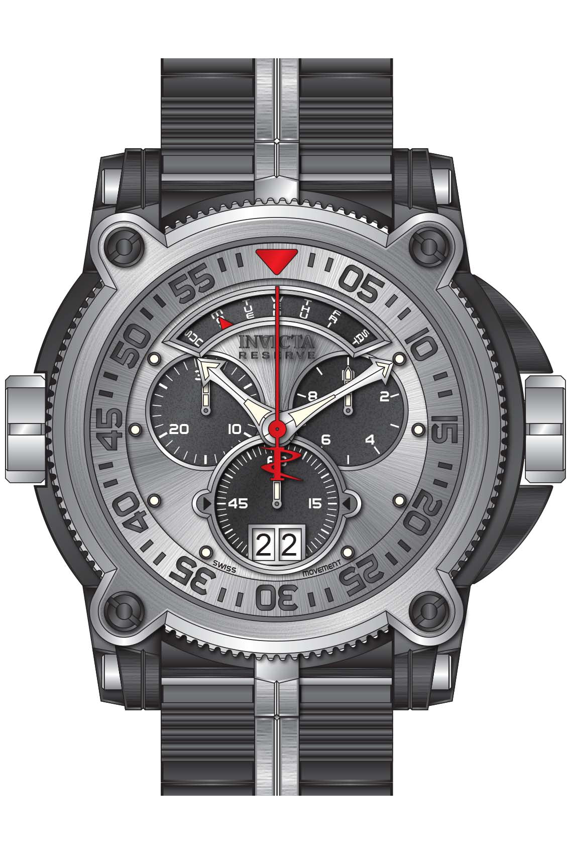 Parts for Invicta Sea Hunter Warrior Men 36999