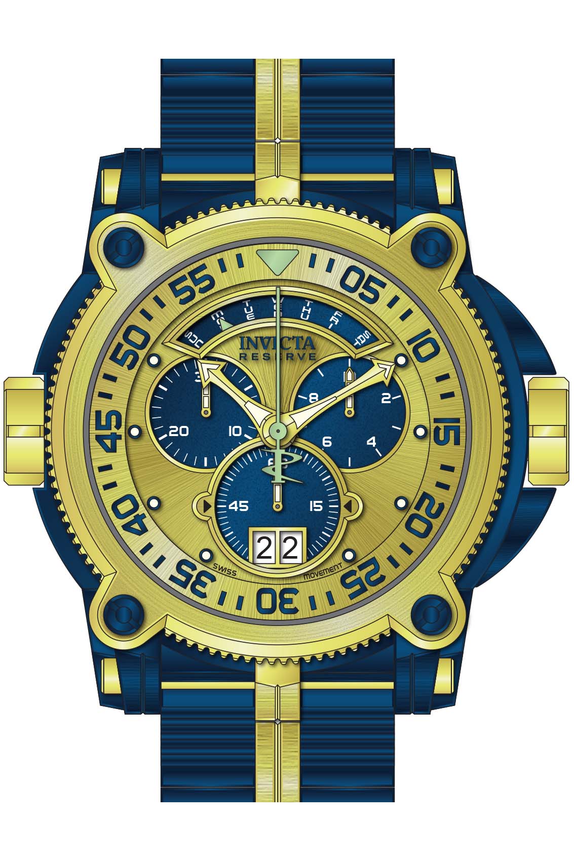 Parts for Invicta Sea Hunter Warrior Men 37000