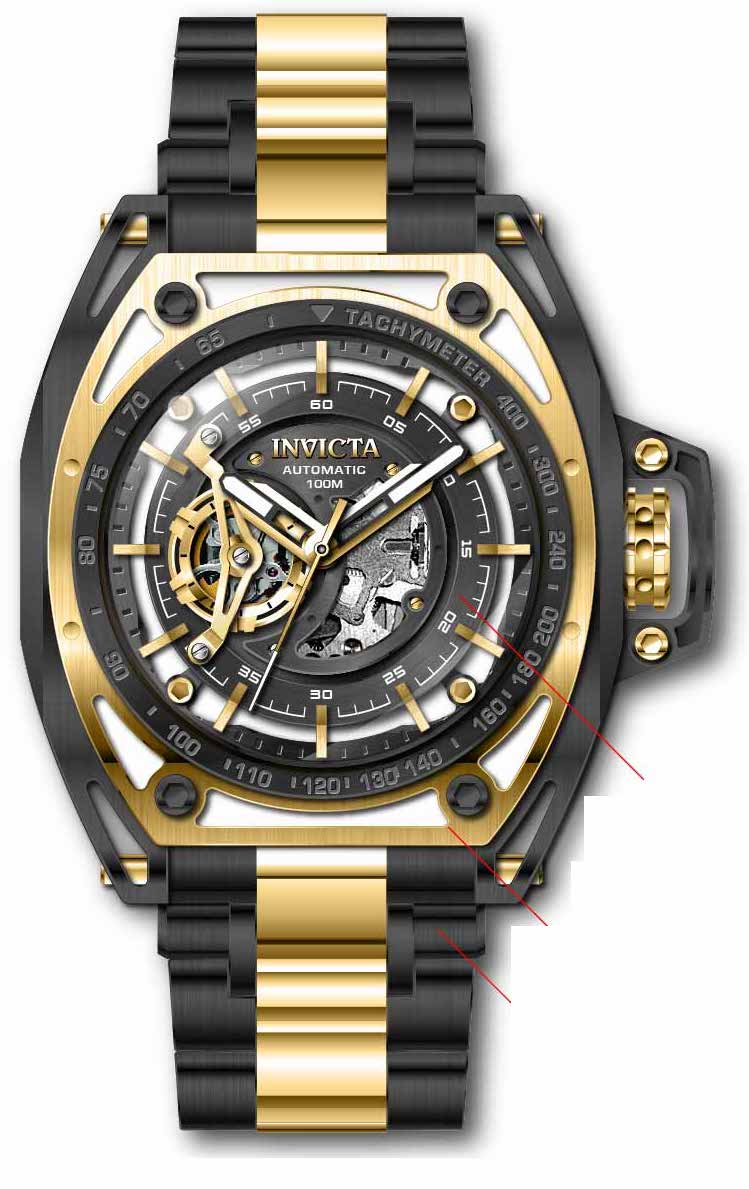 Band for Invicta S1 Rally Men 38149