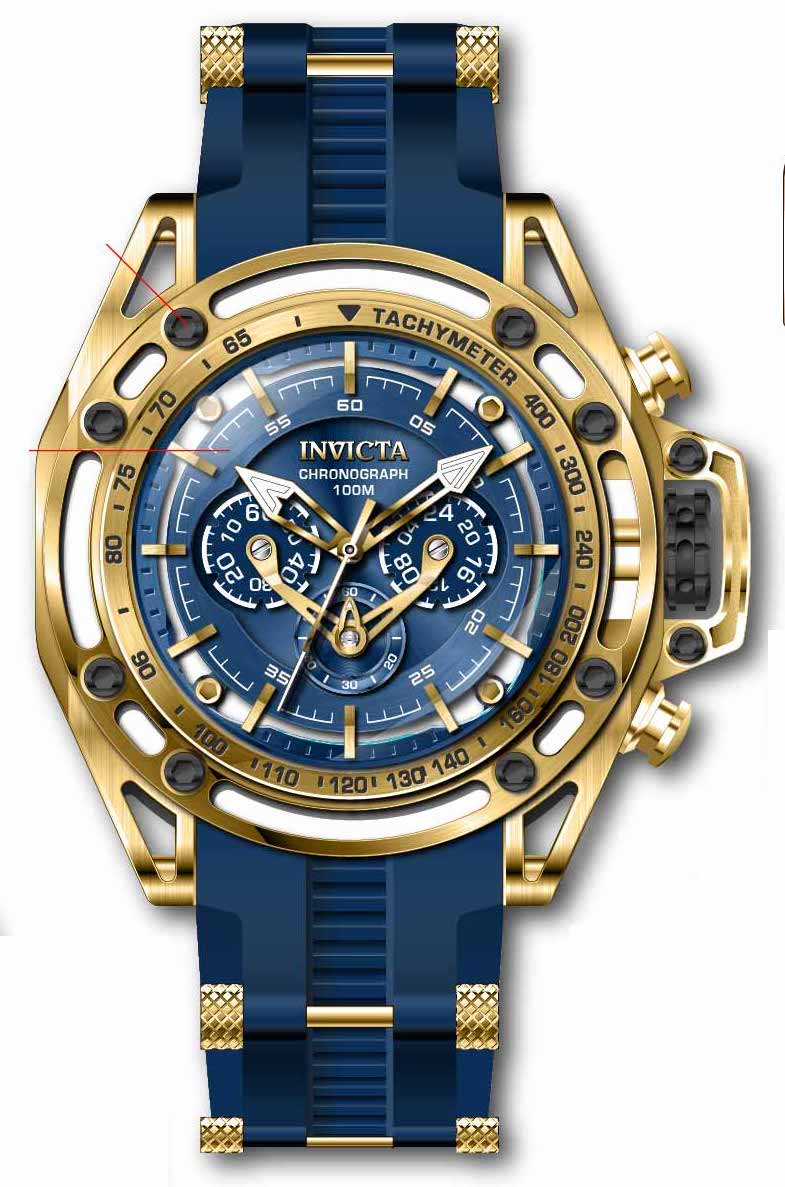 Band for Invicta S1 Rally Men 38156