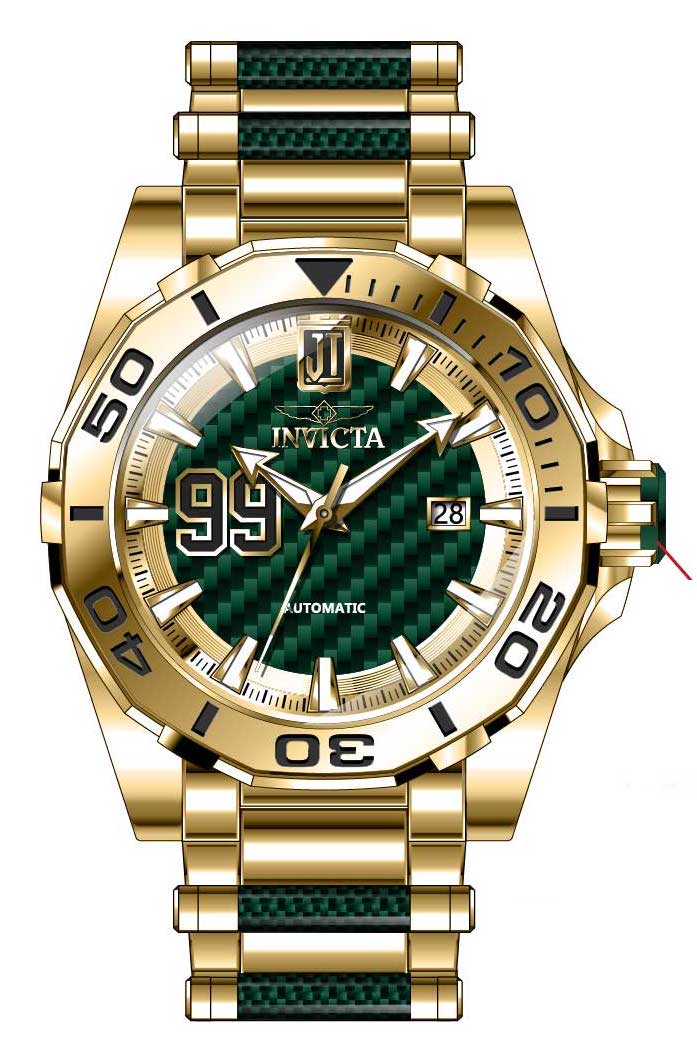 Band for Invicta JT Men 38178