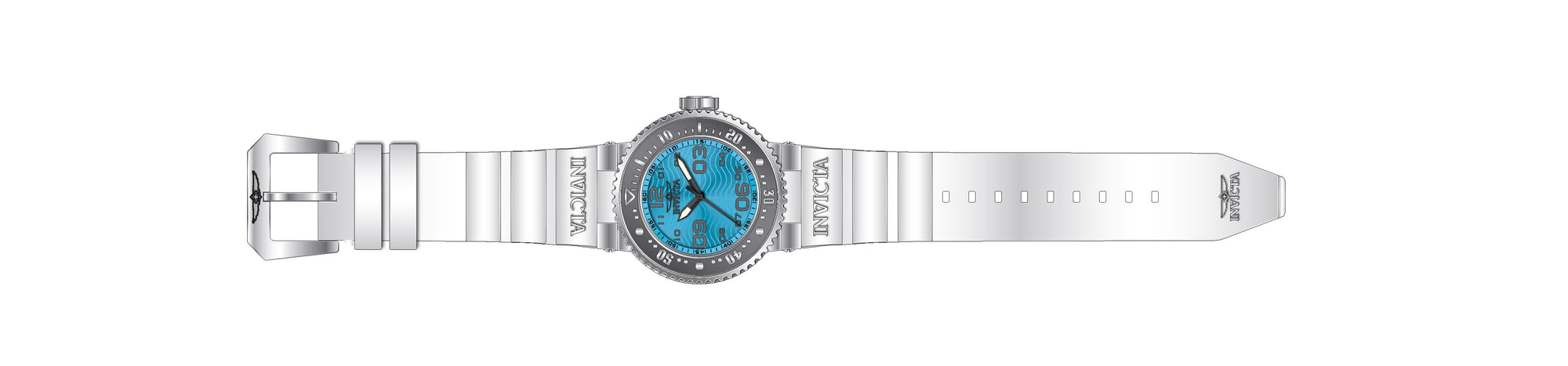 Band for Invicta Pro Diver Ocean Voyage Lady 37341