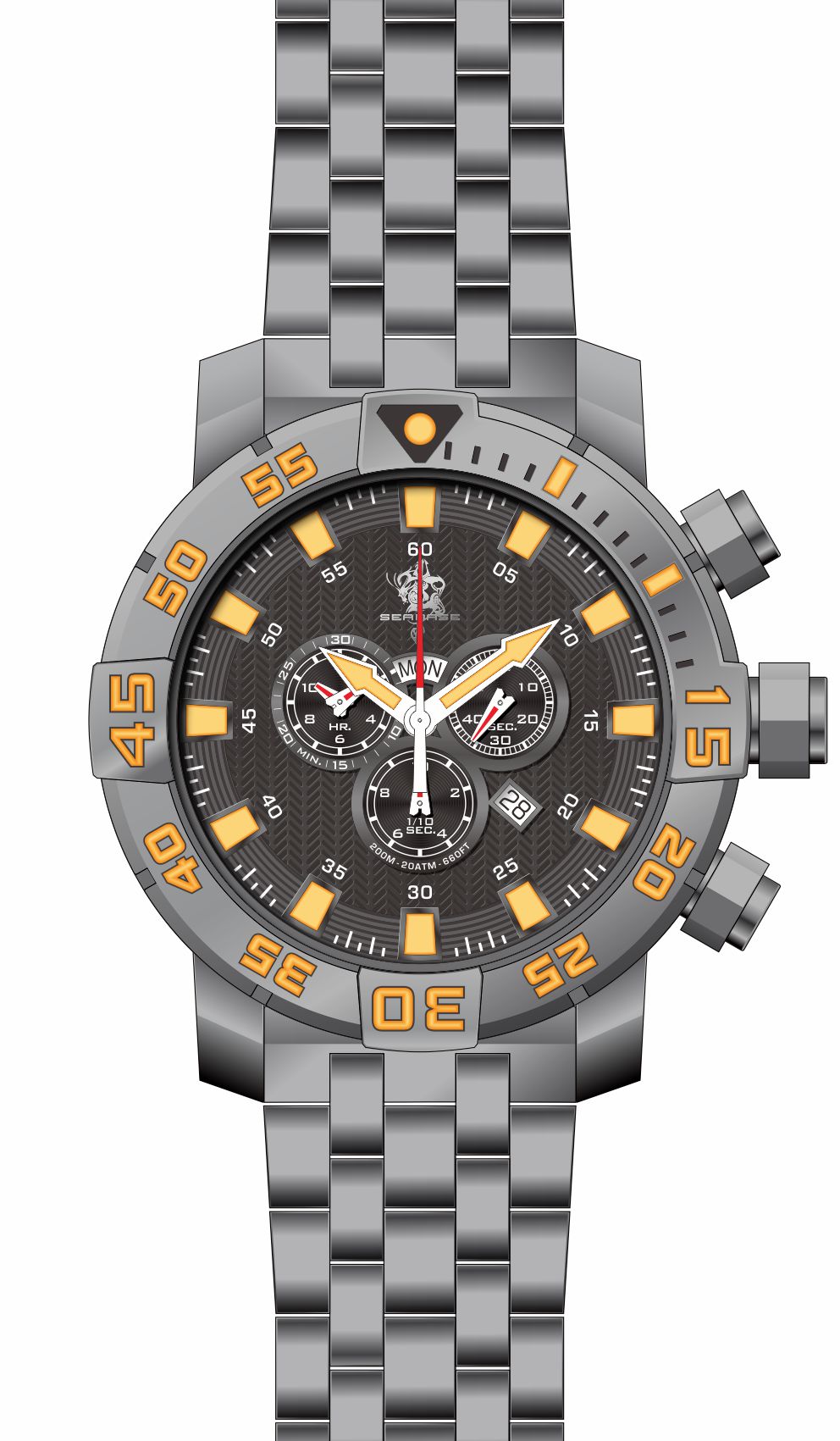 Parts for Invicta Sea Base Men 38229