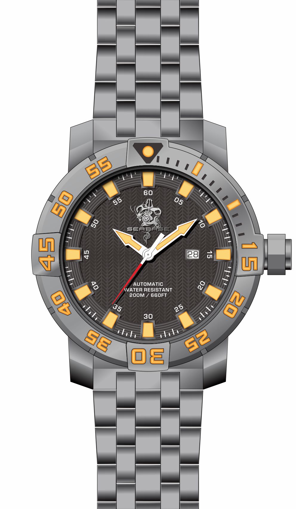 Band for Invicta Sea Base Men 38233