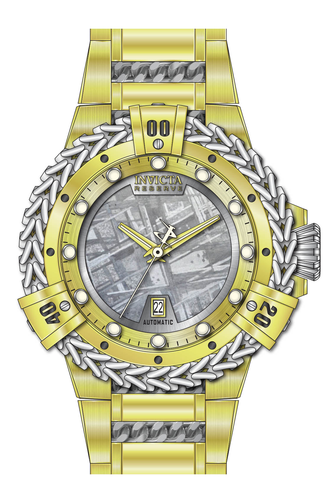 Band for Invicta Reserve Herc Men 34323