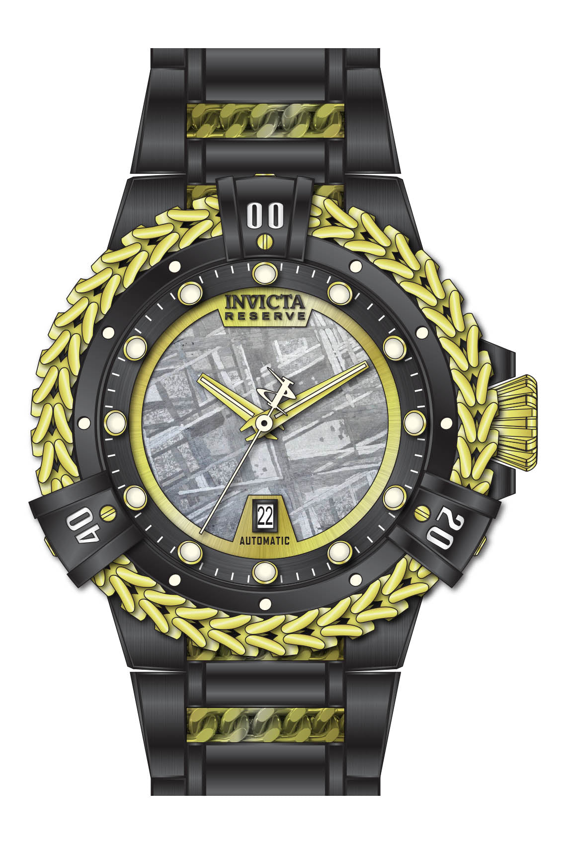 Band for Invicta Reserve Herc Men 34324