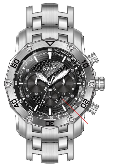 Band for Invicta Pro Diver Men 38449