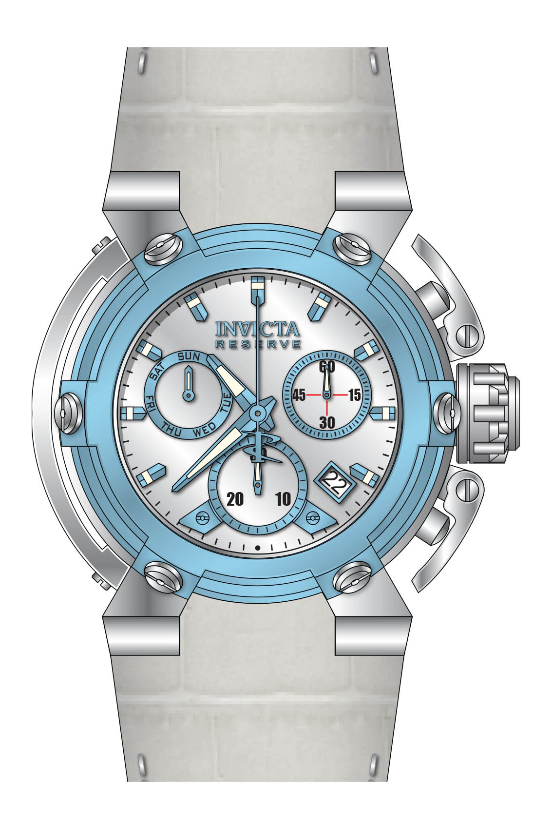 Band for Invicta Reserve X-Wing Men 37578