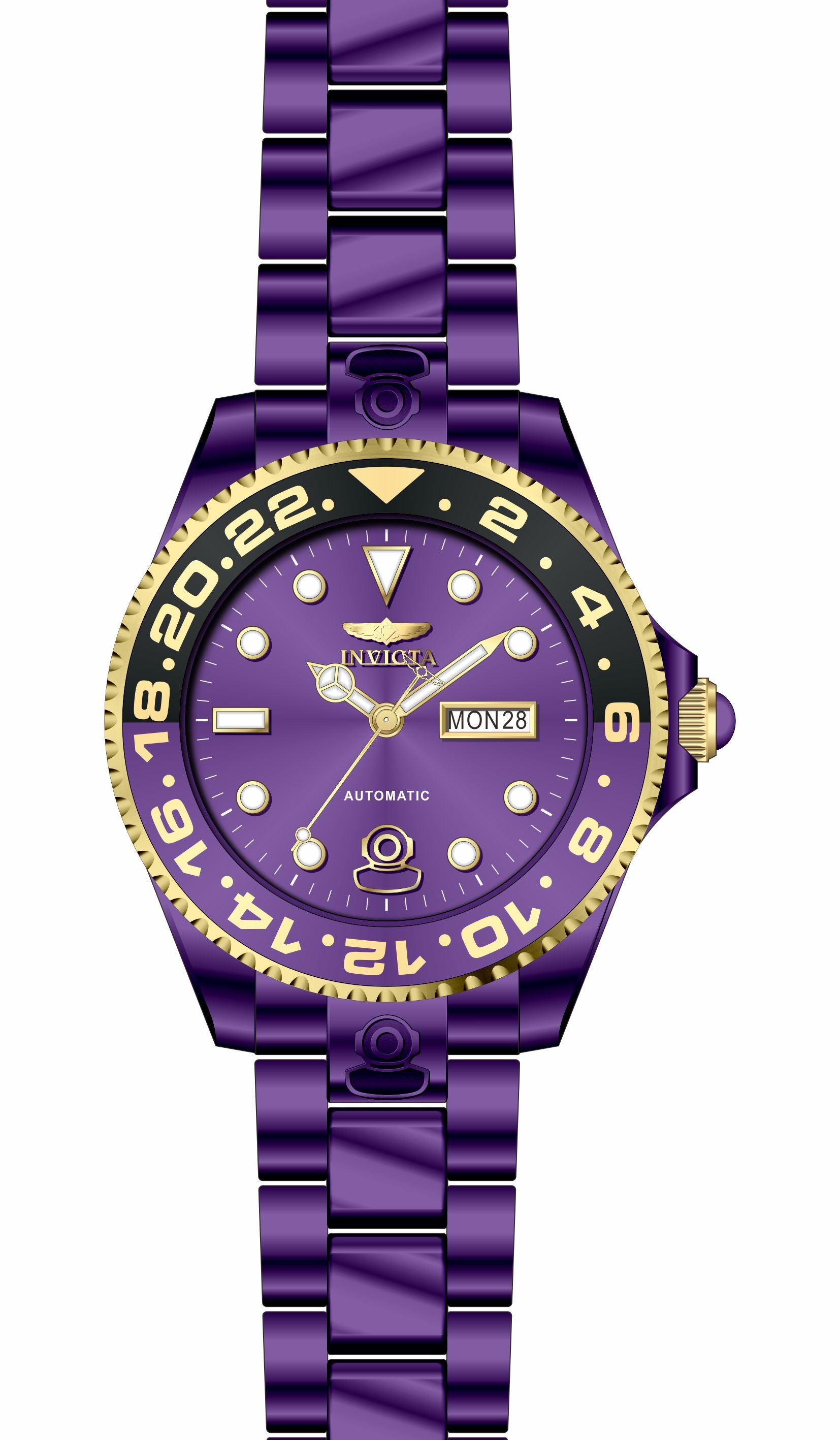 Band for Invicta Pro Diver Men None 38575