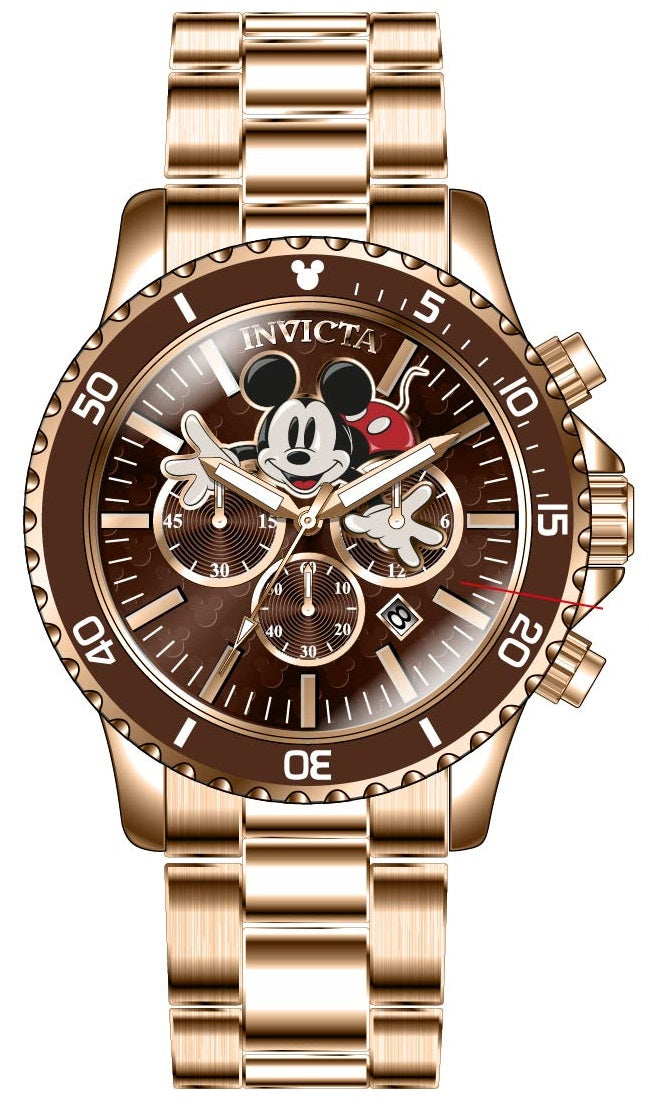 Band for Invicta Disney Limited Edition Mickey Mouse Men 39178