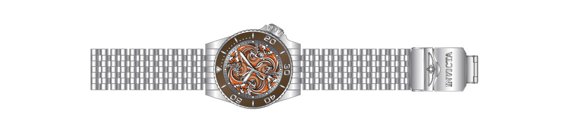 Band for Invicta Pro Diver Atomic Men 37701