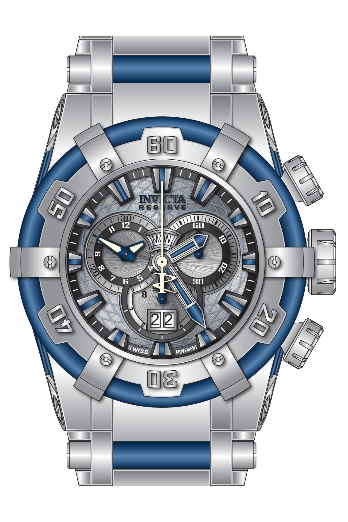 Parts for Invicta Reserve Hyperion Men 37332