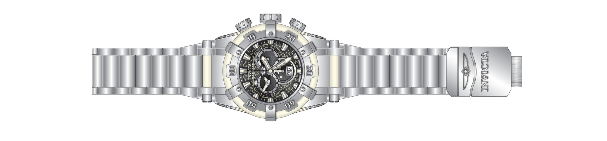 Band for Invicta Reserve Hyperion Men 37334
