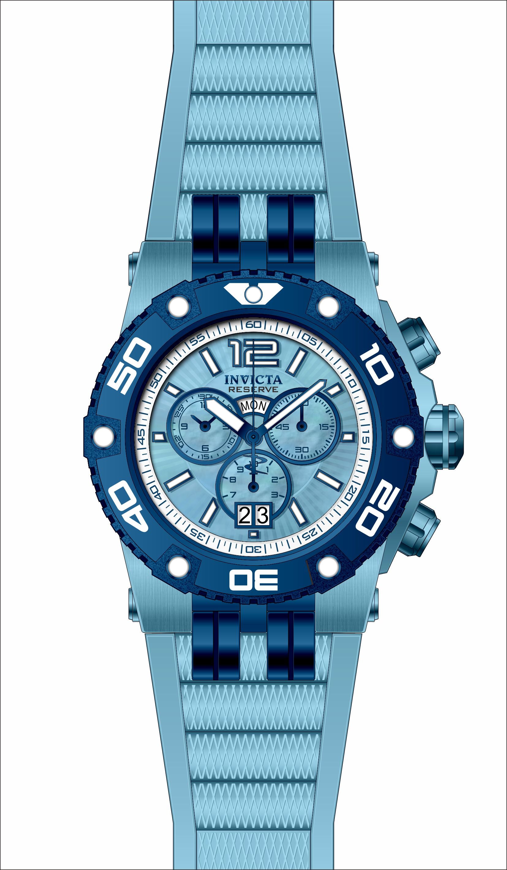 Band for Invicta Speedway Men 39206