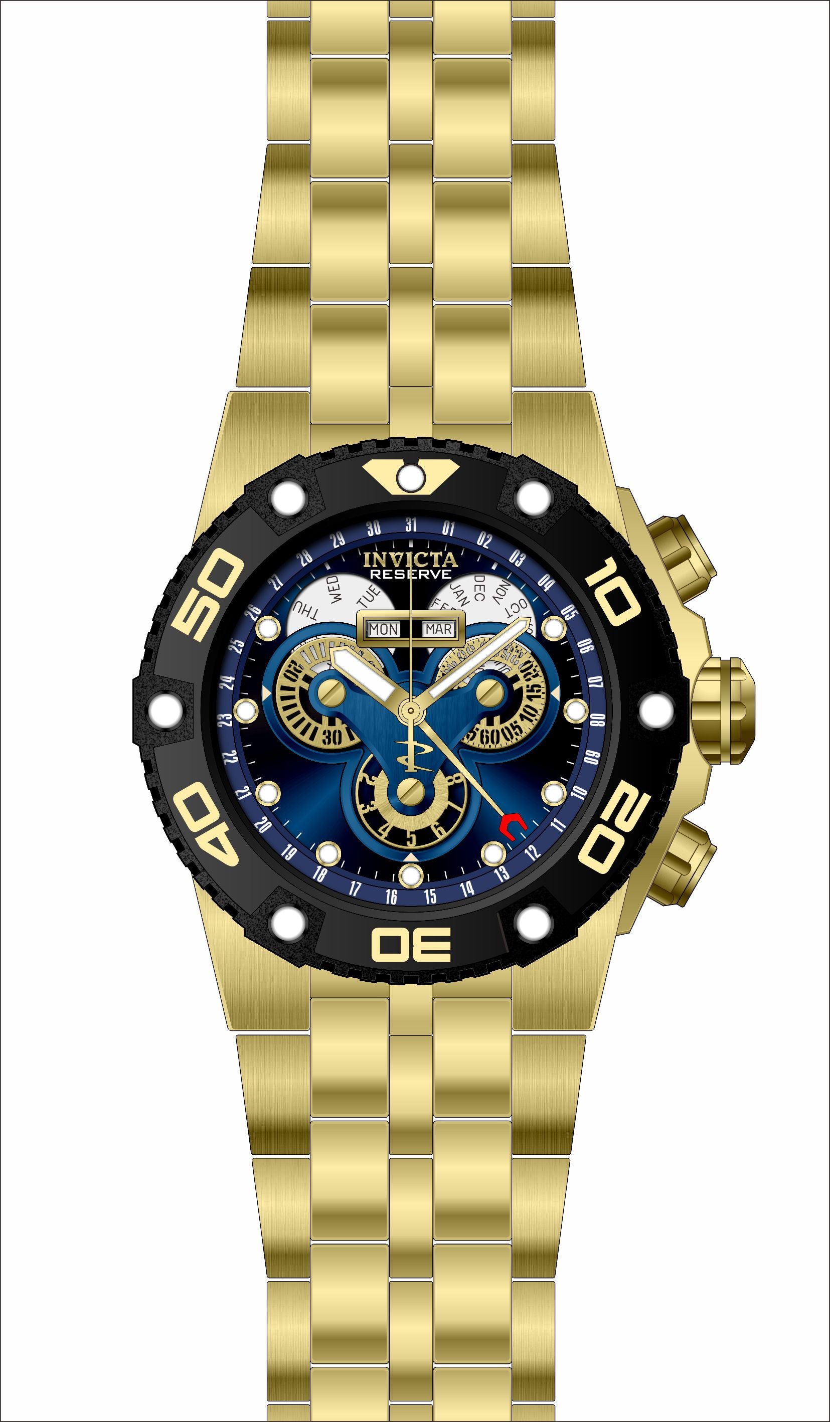 Band for Invicta Speedway Men 39213