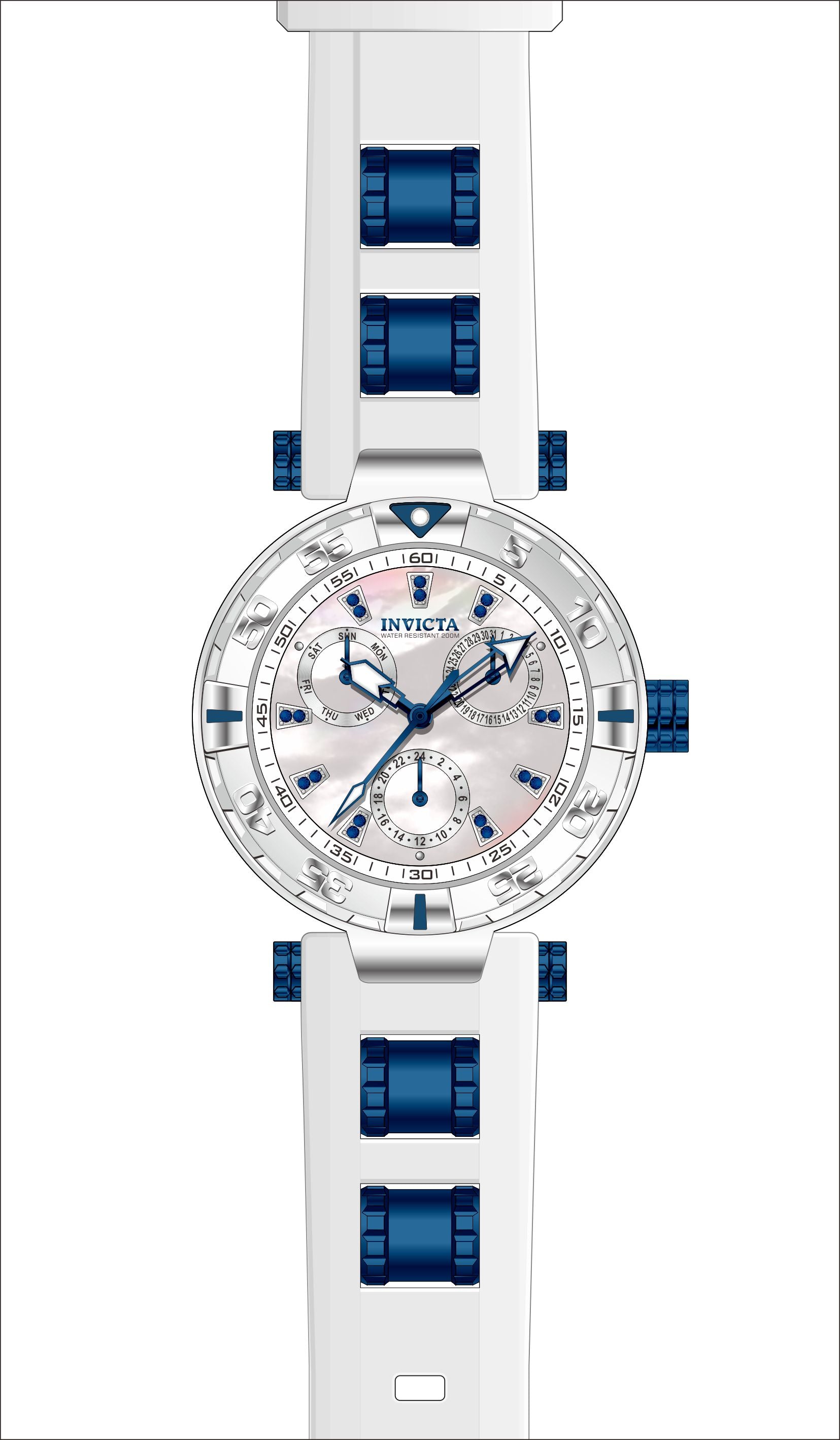 Parts for Invicta Subaqua Lady 39236