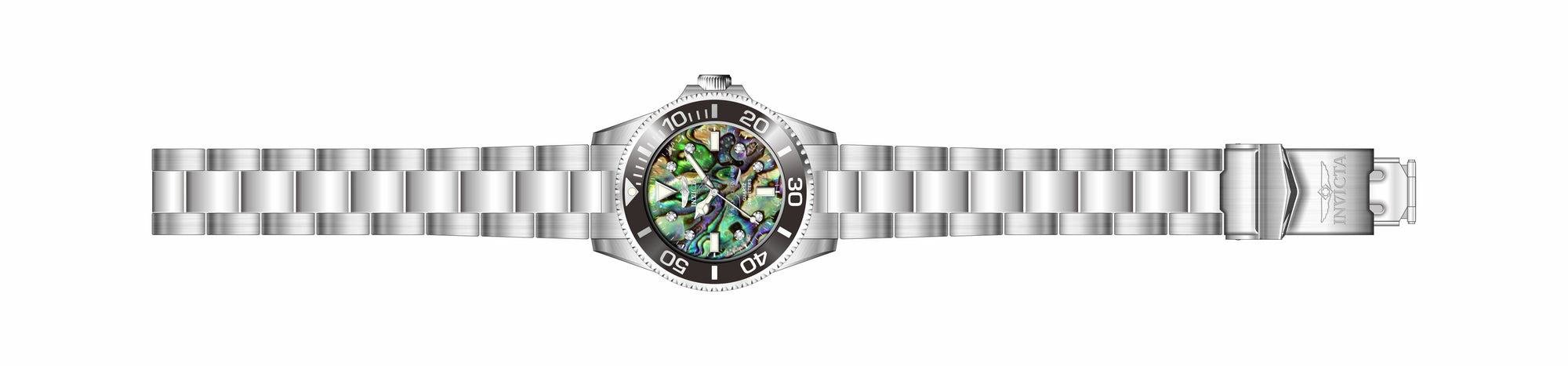Band for Invicta Pro Diver Lady 39293