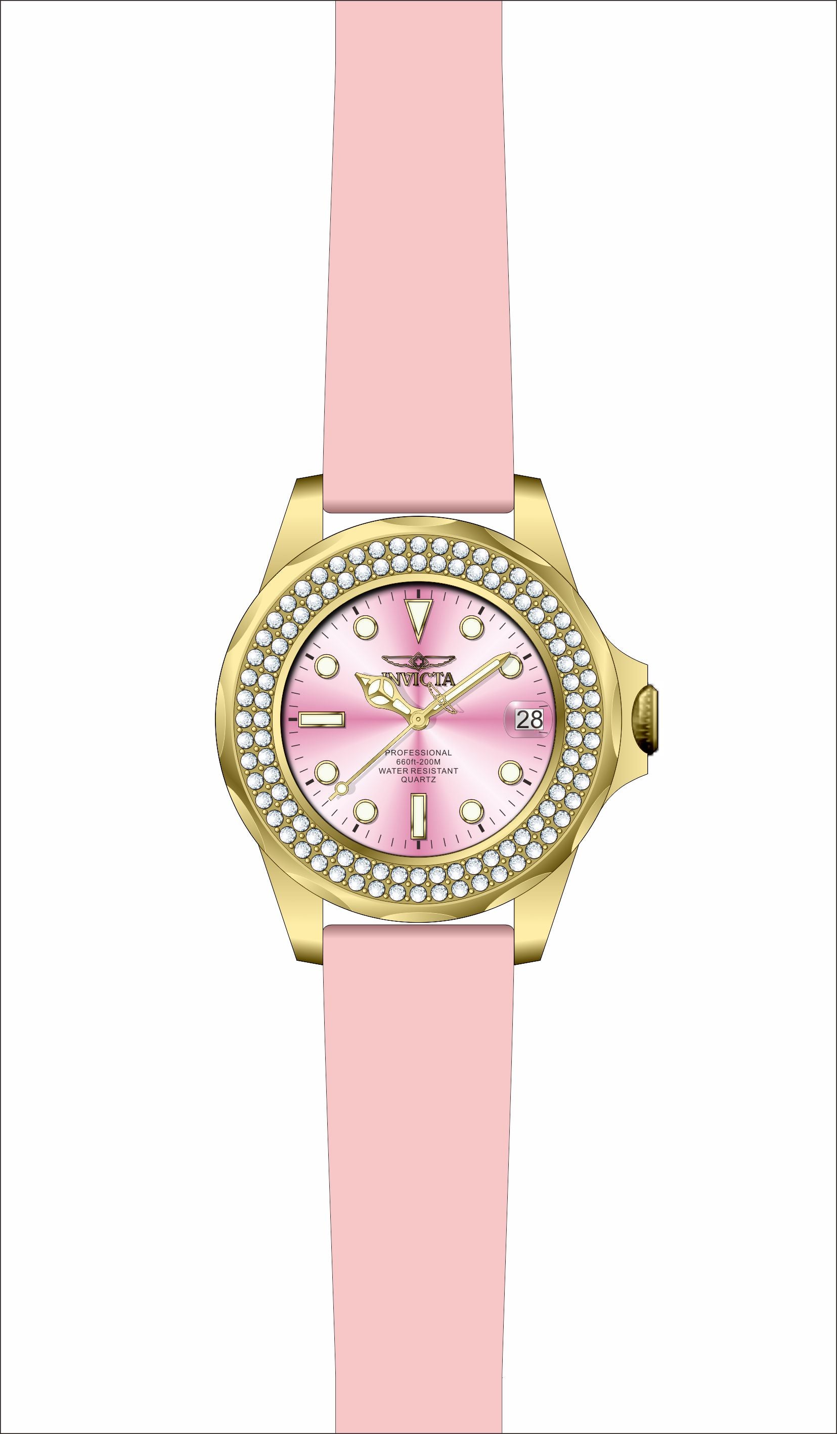 Parts for Invicta Pro Diver Lady 39333