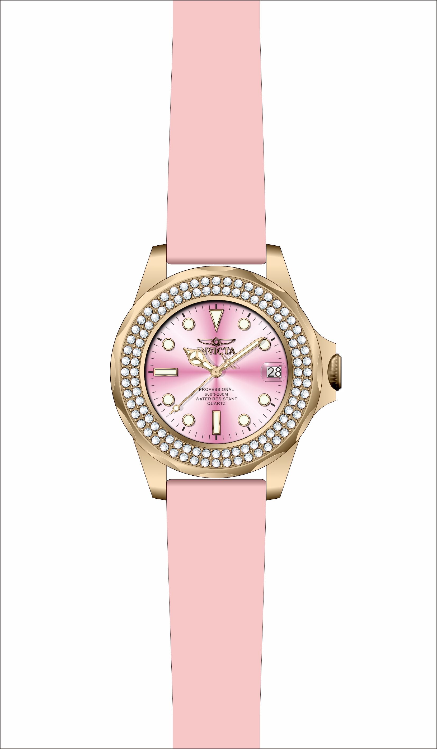 Band for Invicta Pro Diver Lady 39335