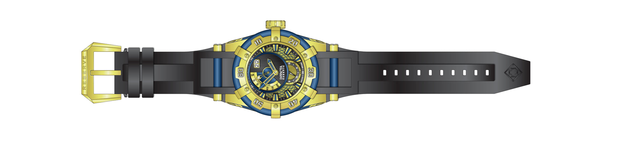Band for Invicta Bolt Hyperion Men 37203