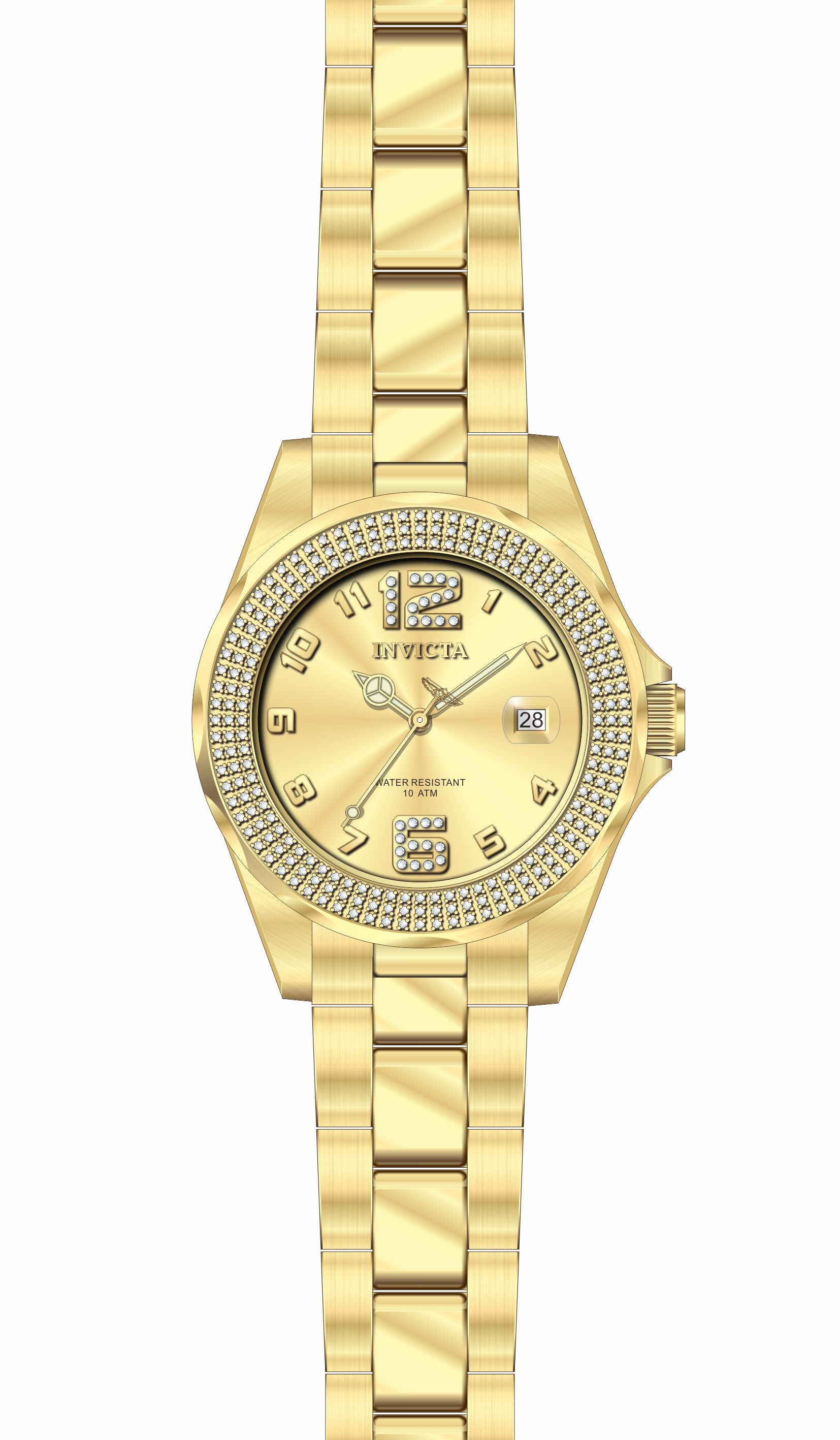 Band for Invicta Pro Diver Lady 38307