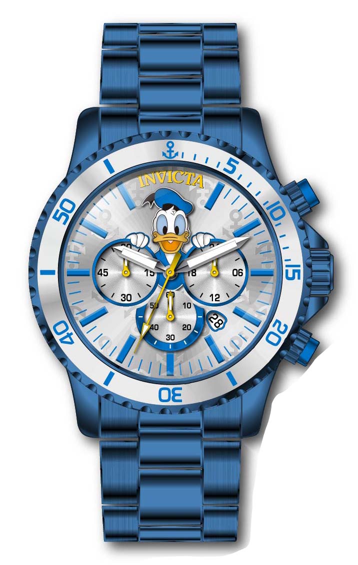 Band for Invicta Disney Limited Edition Donald Duck Men 39514