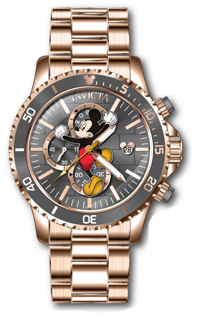 Band for Invicta Disney Limited Edition Mickey Mouse Men 39520