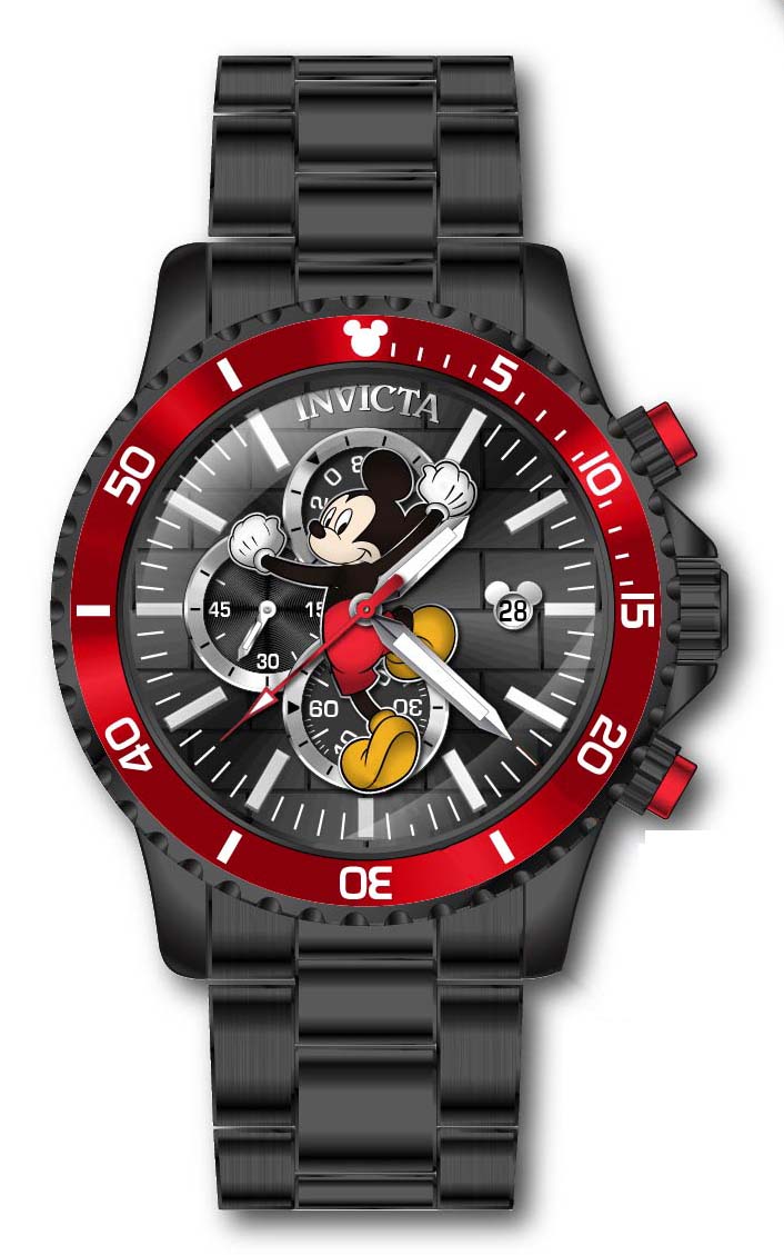 Band for Invicta Disney Limited Edition Mickey Mouse Men 39522