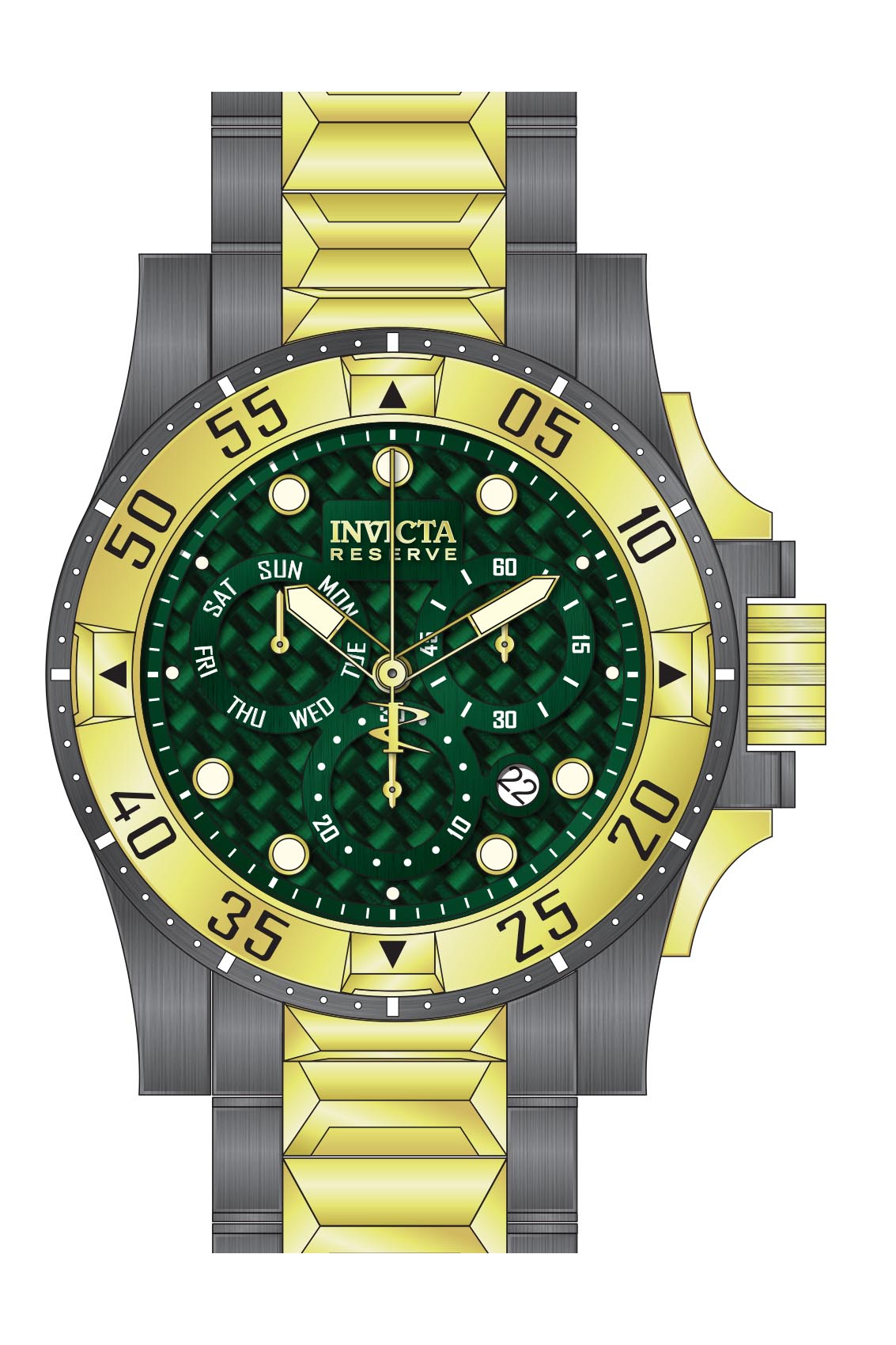 Band for Invicta Reserve Excursion Men None 38335