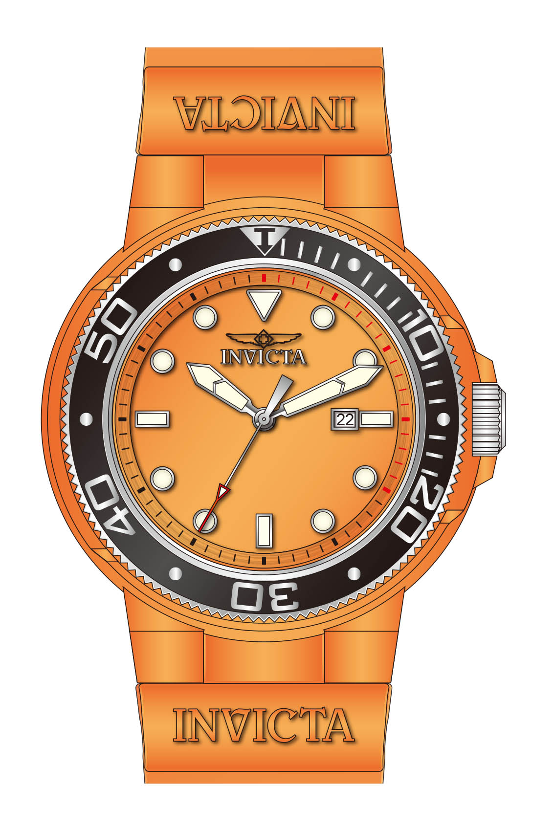 Band for Invicta Pro Diver Men 38063