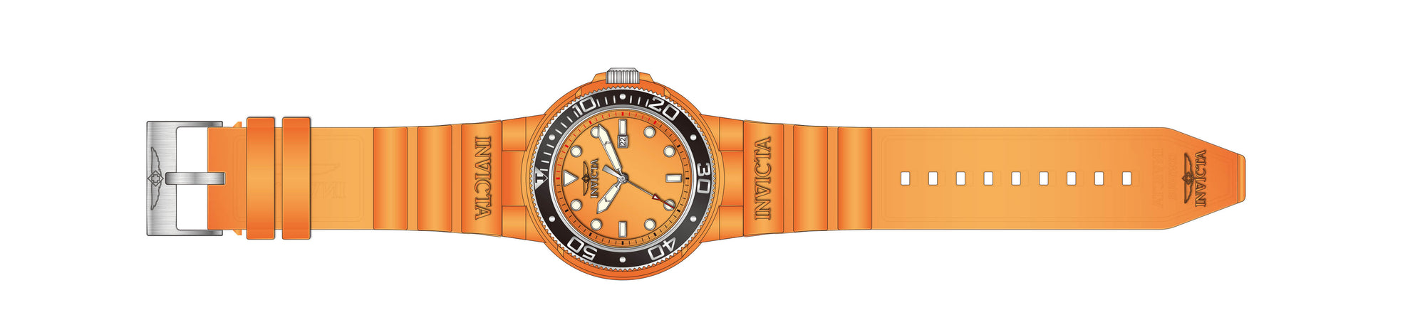 Band for Invicta Pro Diver Men 38063