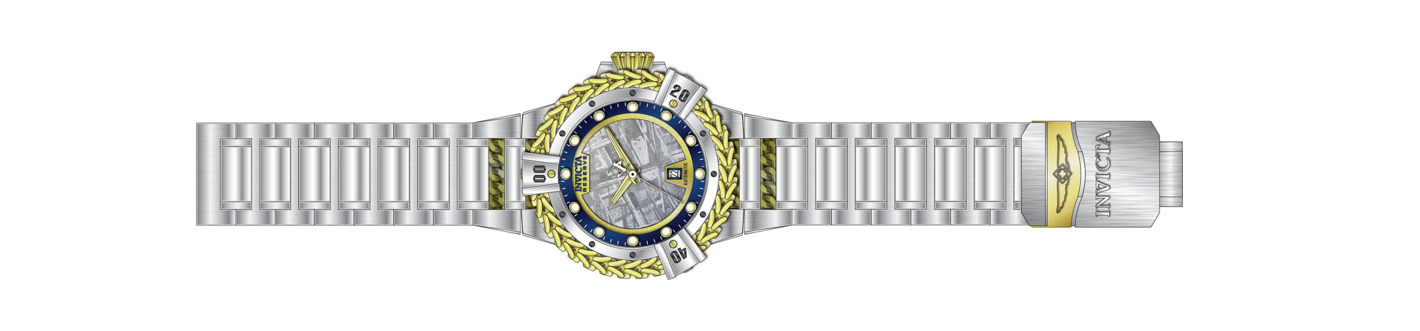 Band for Invicta Reserve Herc Men 38342