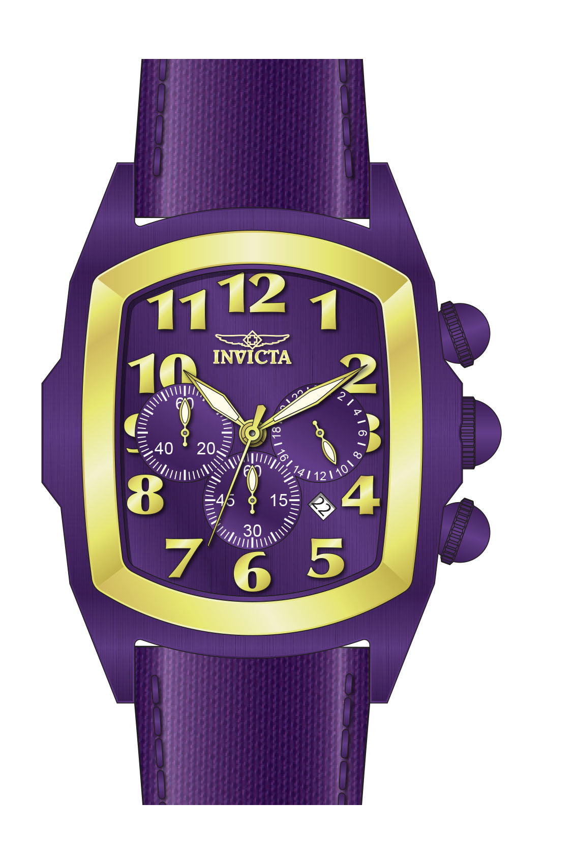 Parts for Invicta Lupah Men Purple Label 39067