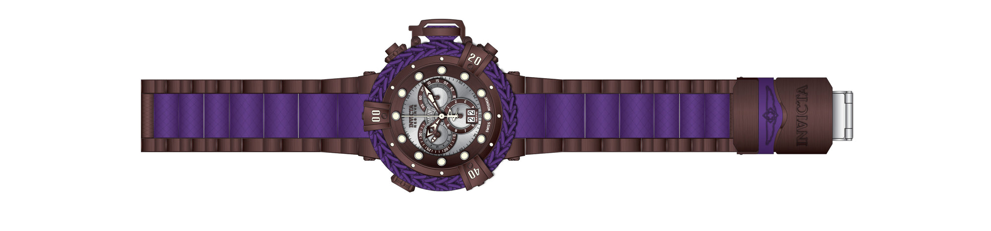 Band for Invicta Reserve Herc Men 38991