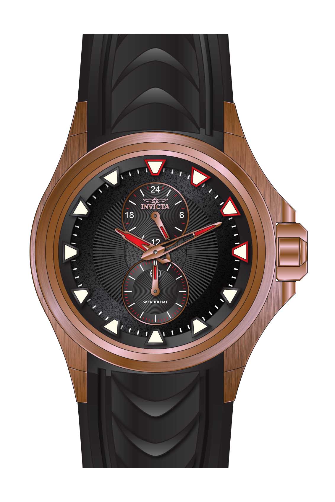 Band for Invicta S1 Rally Men 38015