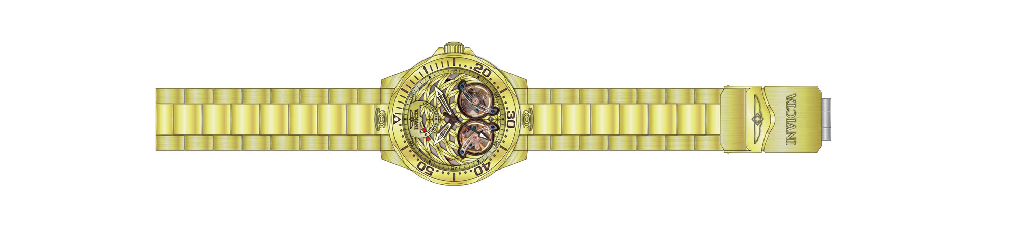 Parts for Invicta Grand Diver Men 37674