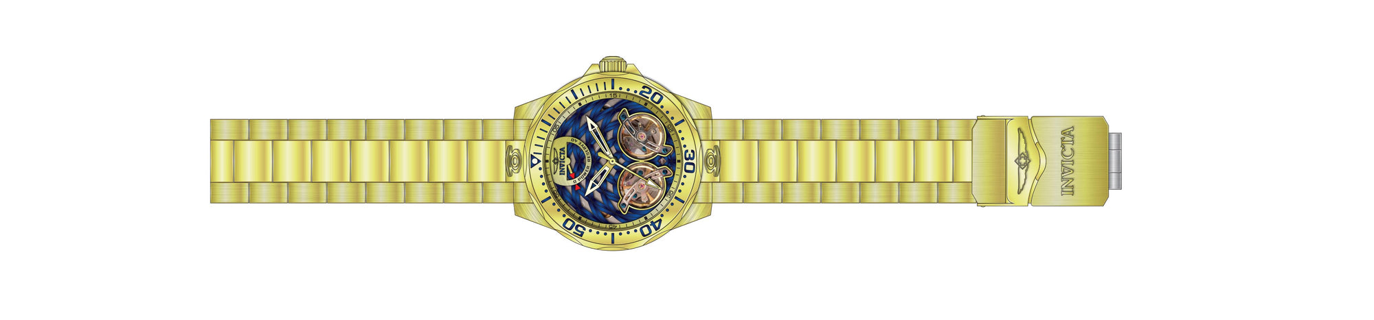 Band for Invicta Grand Diver Men 38567