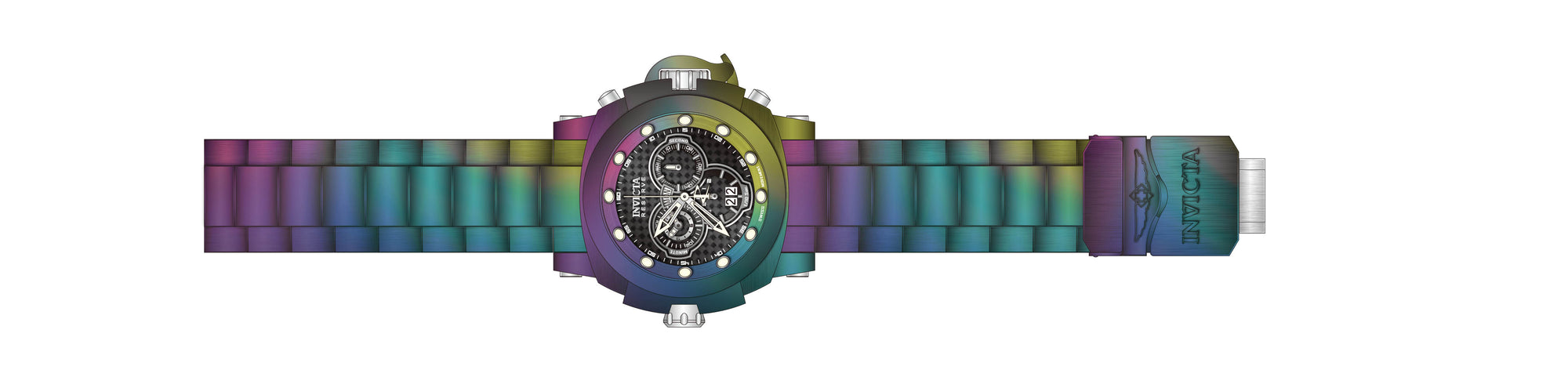 Band for Invicta Reserve Man of War Men 38788