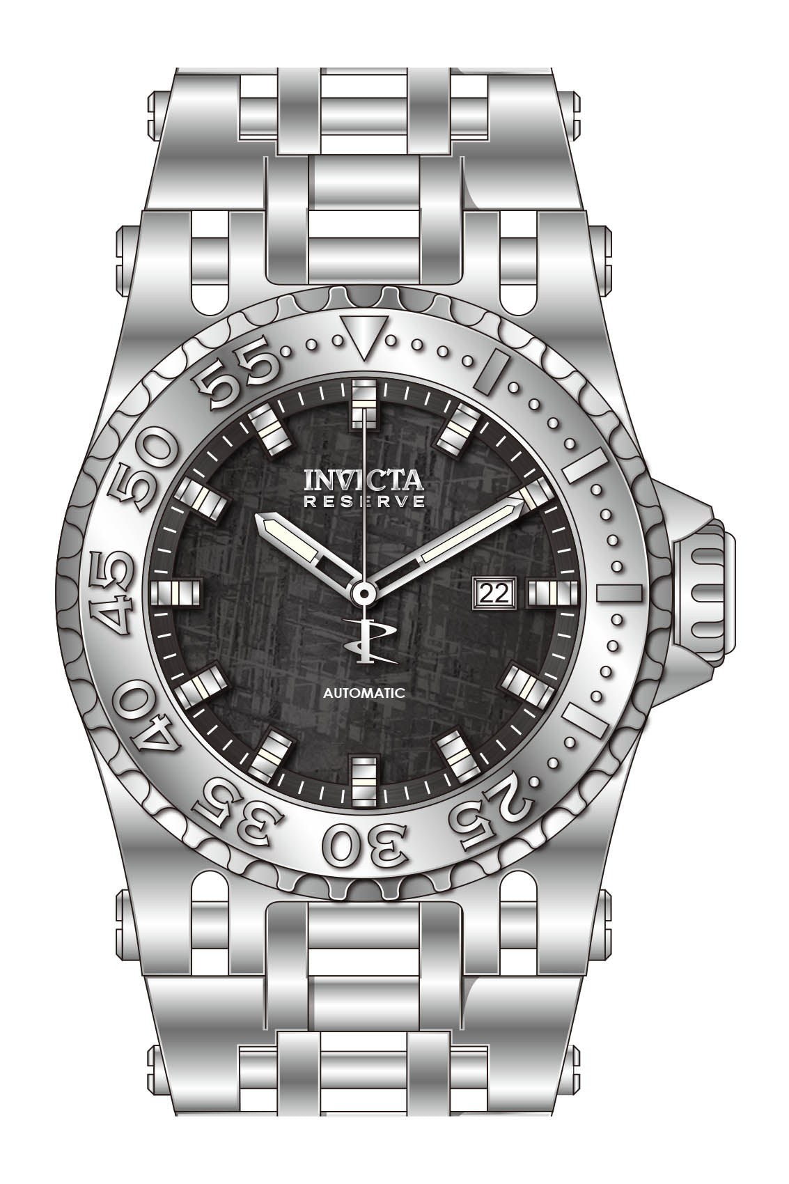 Band for Invicta Reserve Chaos Men 38708