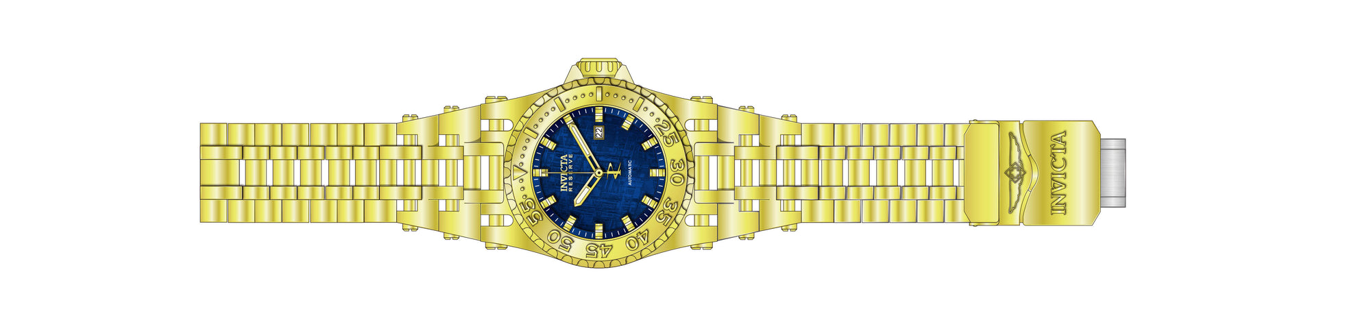 Band for Invicta Reserve Chaos Men 38710