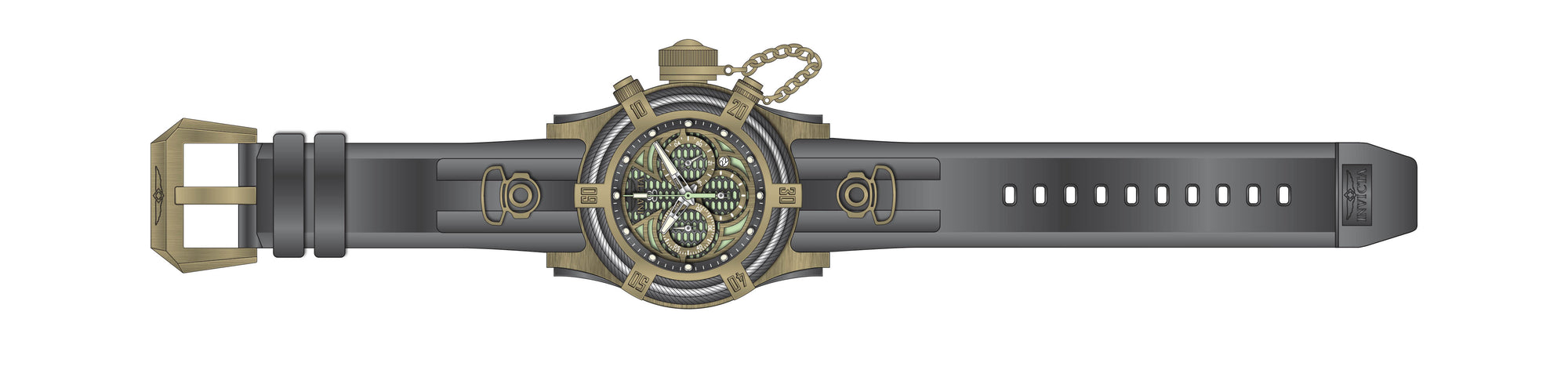 Parts for Invicta Russian Diver Men 38245