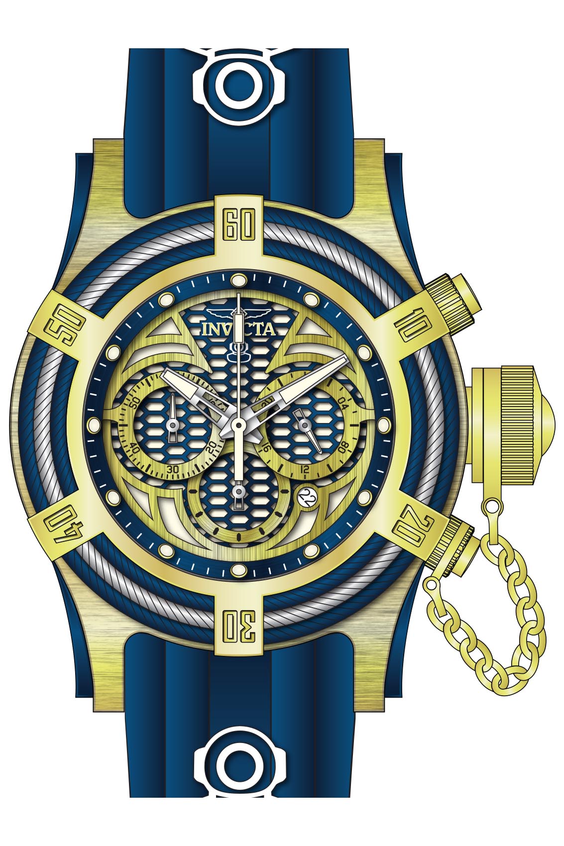 Parts for Invicta Russian Diver Men 38246