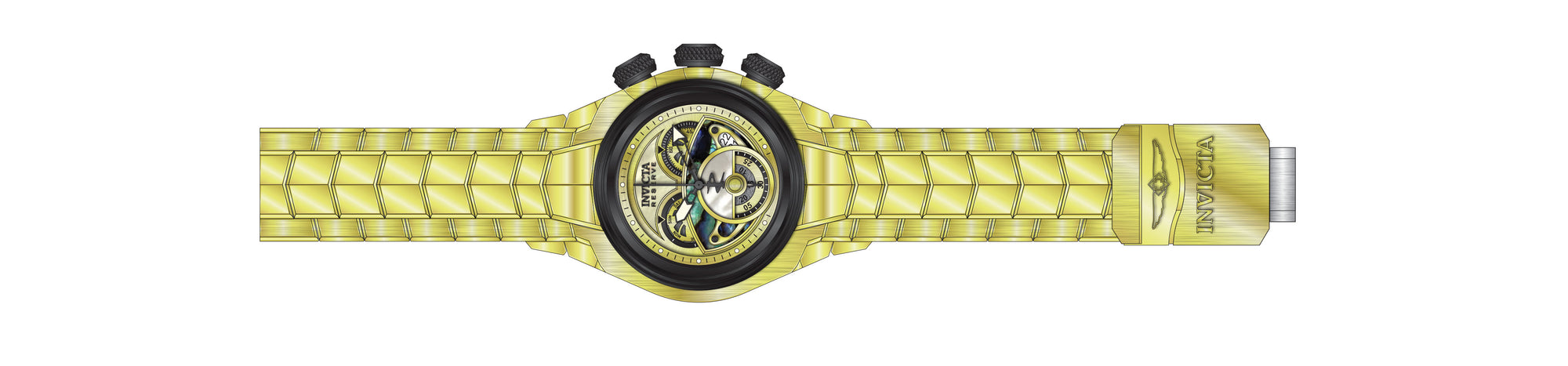 Band for Invicta Reserve S1 Men 38867