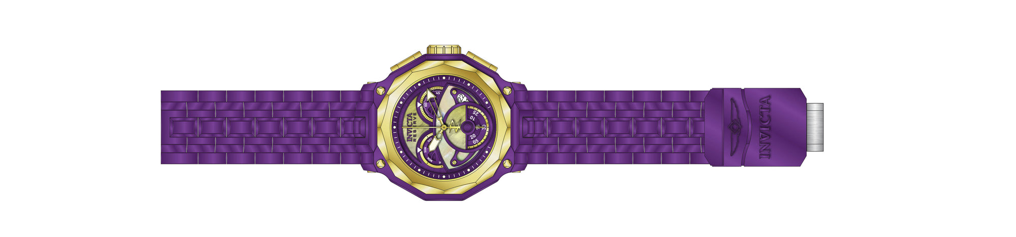 Band for Invicta Reserve Men Purple Label 38356