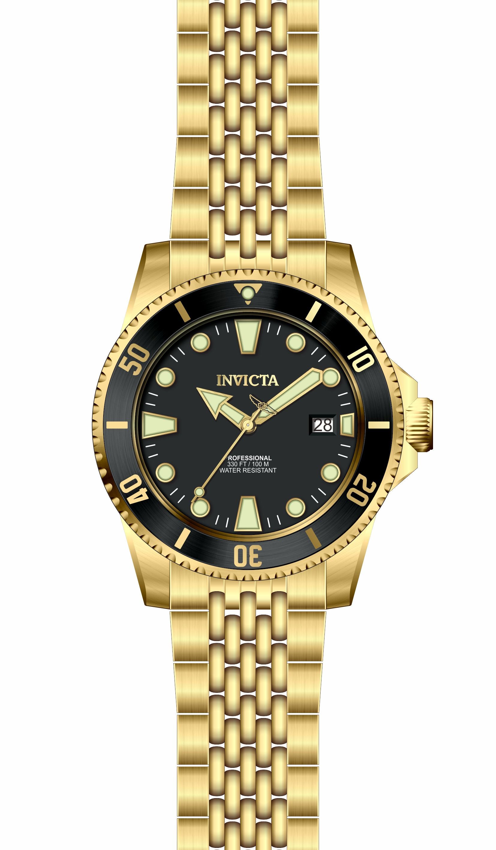Invicta 33503 Men's Pro Diver Automatic Blue Dial Bracelet Watch Invicta Pro Diver 33503